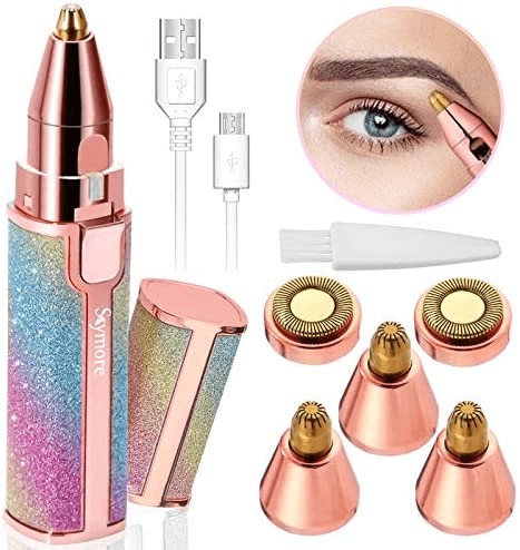2 In 1 Flawless Eyebrow Hair Remover Stylish & Fashionable Rechargeable