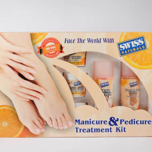 Menicure pedicure treatment kit