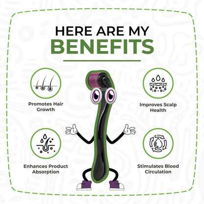 Derma Roller System With 540 Micro Needles